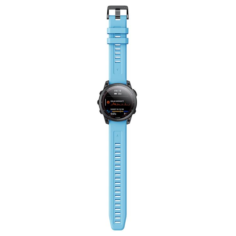 For Garmin QuickFit 22mm Kalebol Ladder Silicone Watch Band