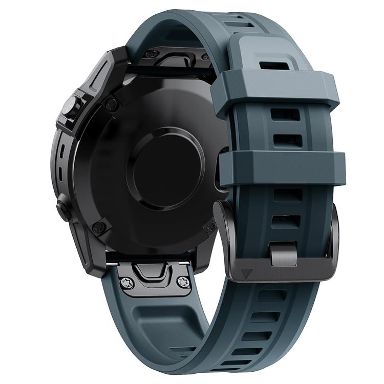 For Garmin QuickFit 26mm Kalebol Ladder Silicone Watch Band