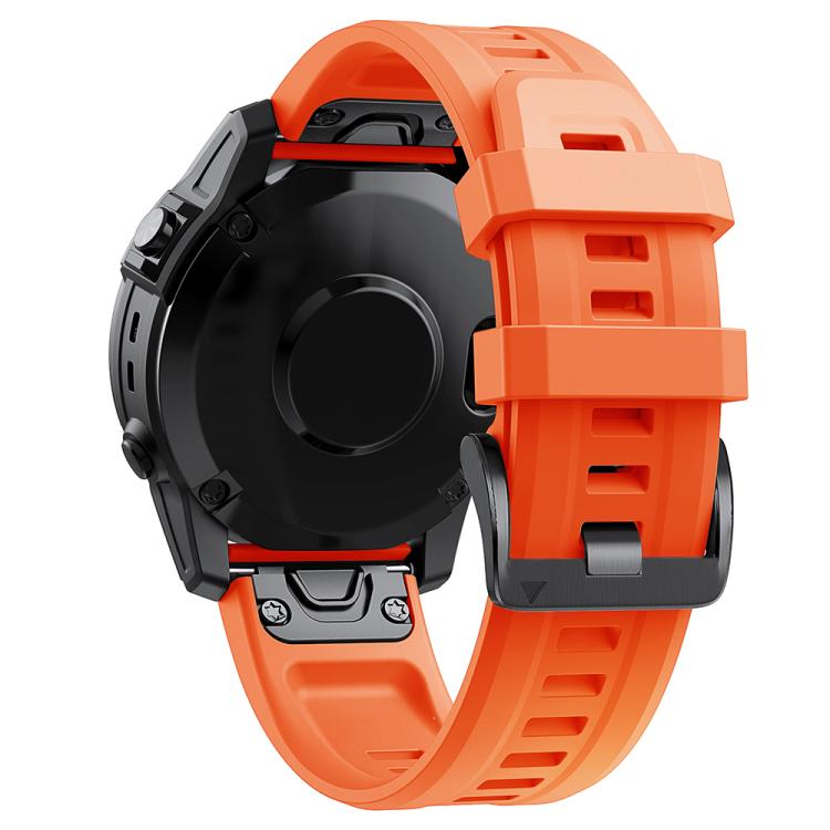 For Garmin QuickFit 26mm Kalebol Ladder Silicone Watch Band