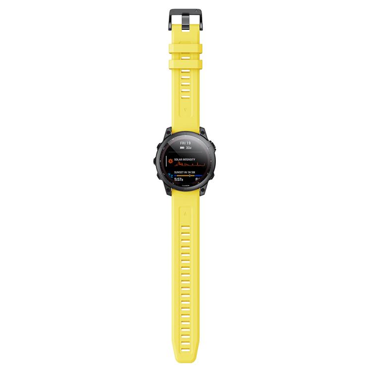 For Garmin QuickFit 26mm Kalebol Ladder Silicone Watch Band