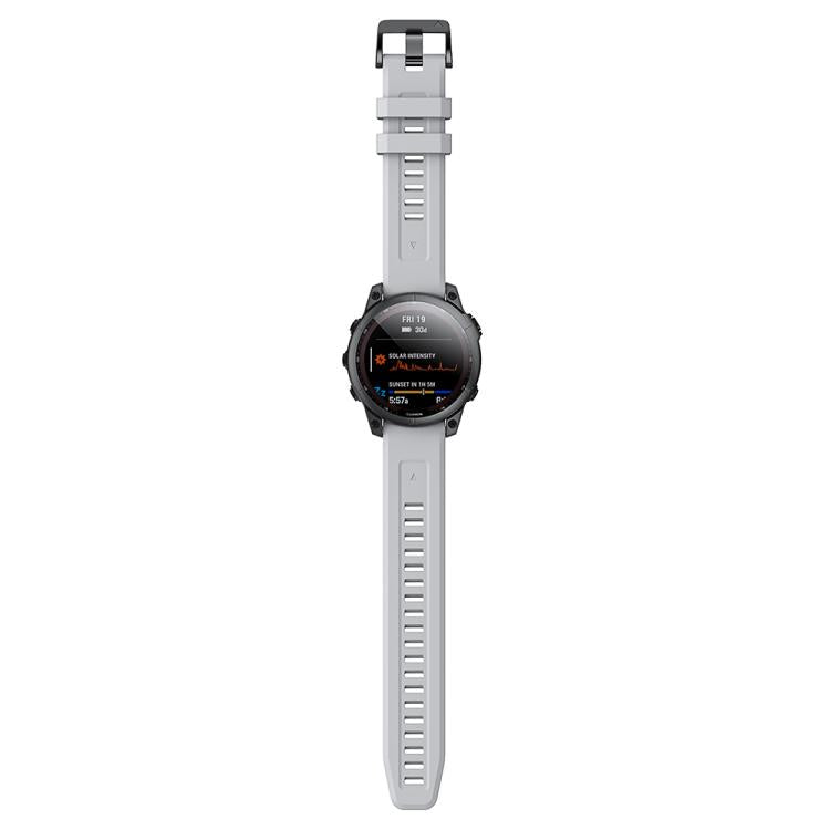 For Garmin QuickFit 26mm Kalebol Ladder Silicone Watch Band