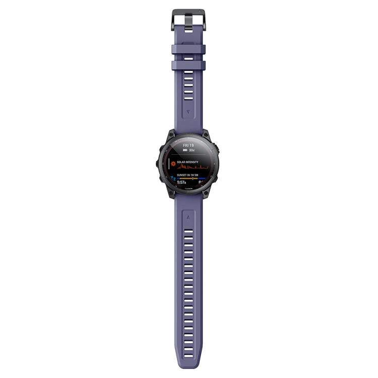 For Garmin QuickFit 26mm Kalebol Ladder Silicone Watch Band