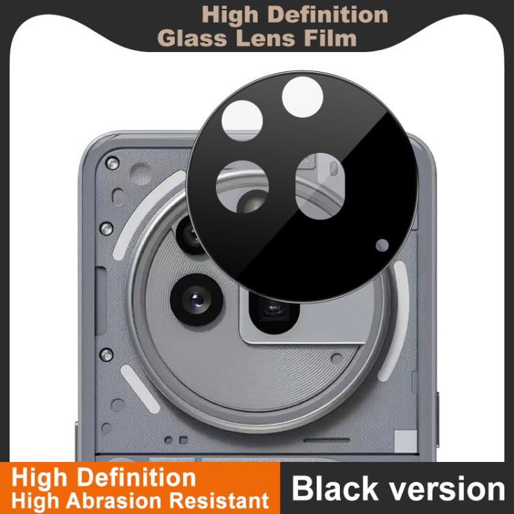 For Nothing Phone 3a Pro 5G IMAK Rear Camera Lens Glass Film Black Version