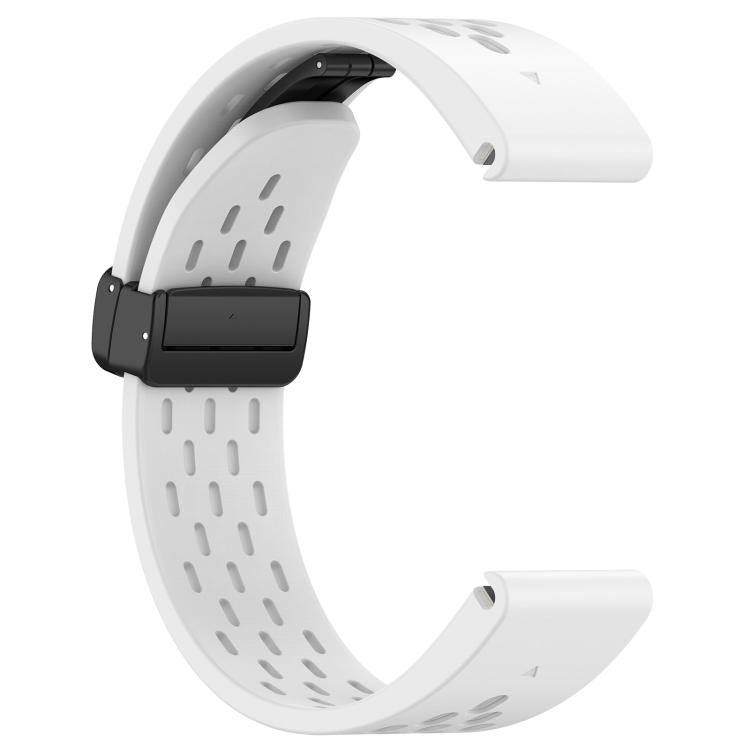 For Garmin QuickFit 22mm Kalebol Magnetic Buckle Silicone Watch Band