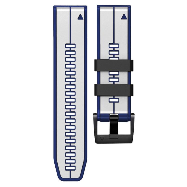 For Garmin QuickFit 22mm Kalebol Two-color Pin Silicone Watch Band