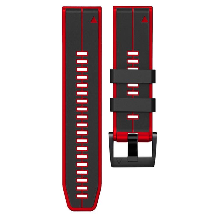 For Garmin QuickFit 22mm Kalebol Two-color Pin Silicone Watch Band