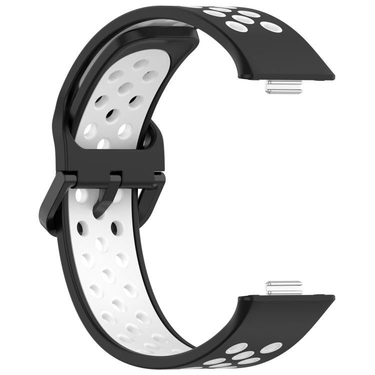 For Huawei Watch Fit3 Kalebol Two-tone Silicone Strap
