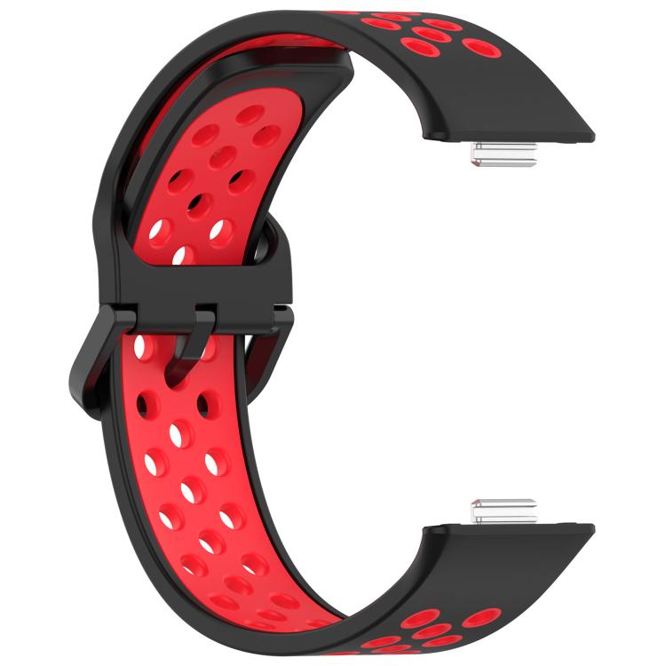 For Huawei Watch Fit3 Kalebol Two-tone Silicone Strap