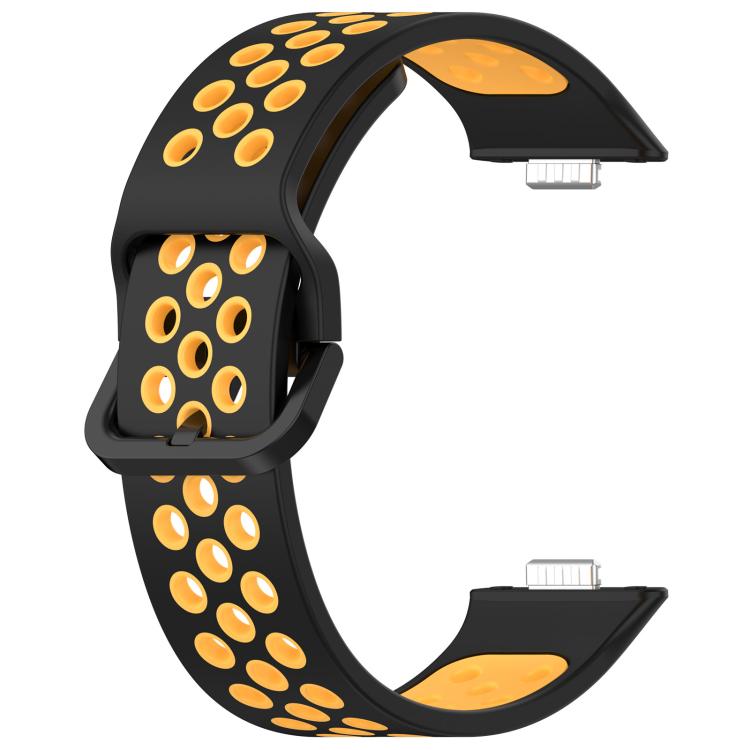For Huawei Watch Fit3 Kalebol Two-tone Silicone Strap