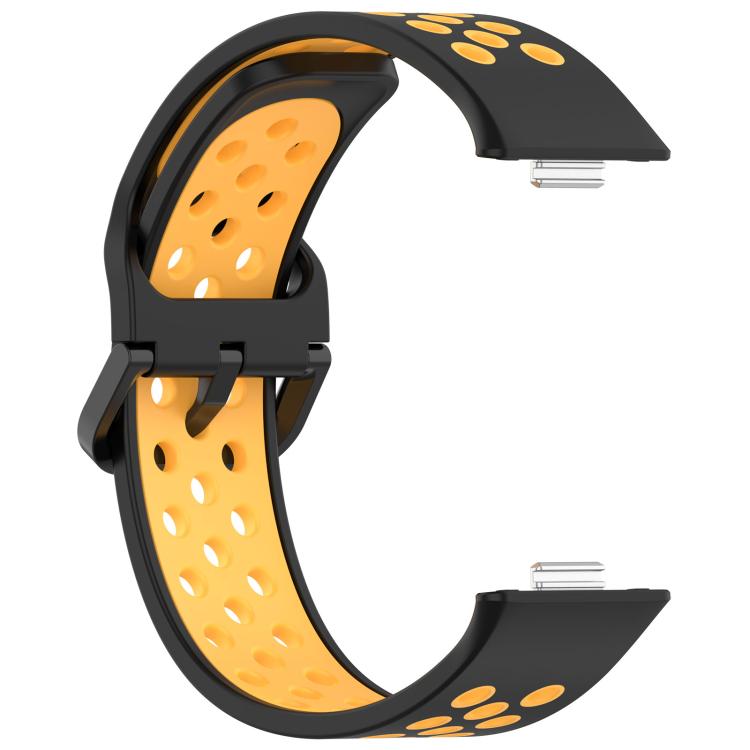 For Huawei Watch Fit3 Kalebol Two-tone Silicone Strap