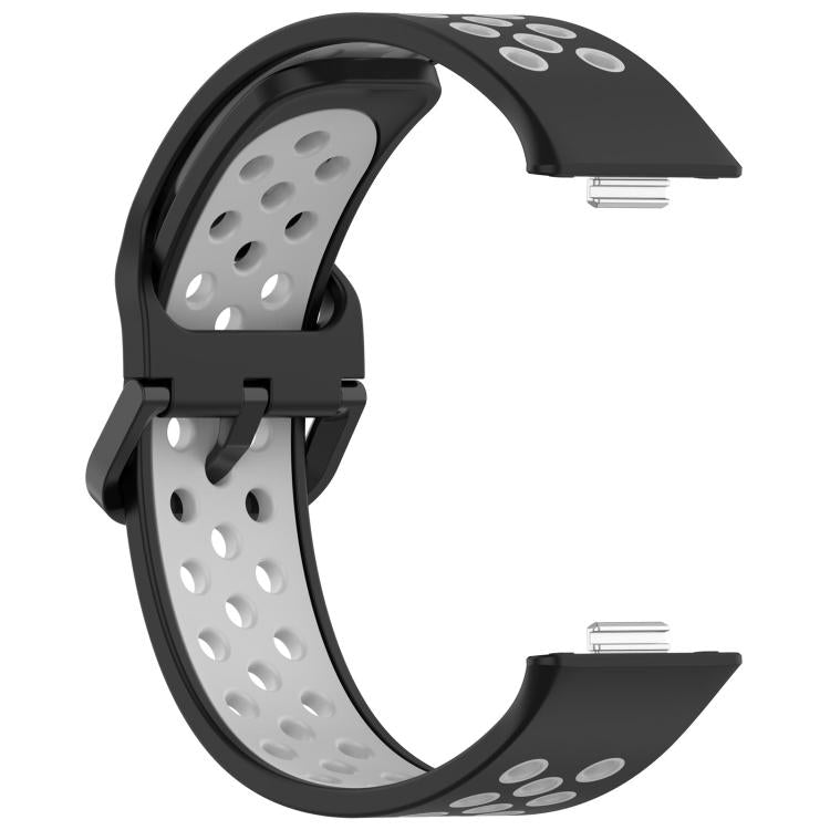 For Huawei Watch Fit3 Kalebol Two-tone Silicone Strap
