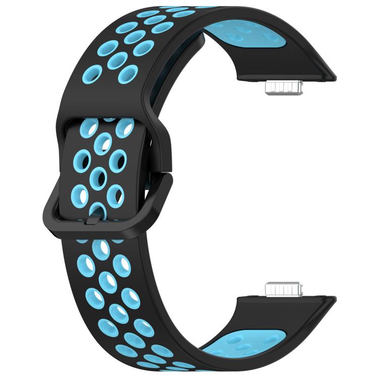 For Huawei Watch Fit3 Kalebol Two-tone Silicone Strap