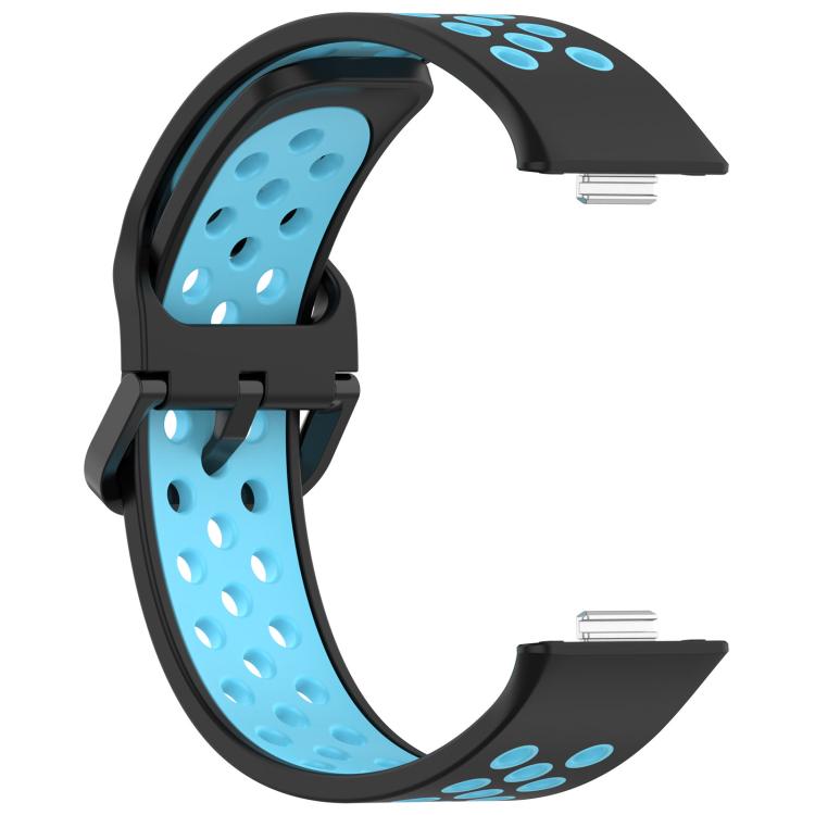 For Huawei Watch Fit3 Kalebol Two-tone Silicone Strap