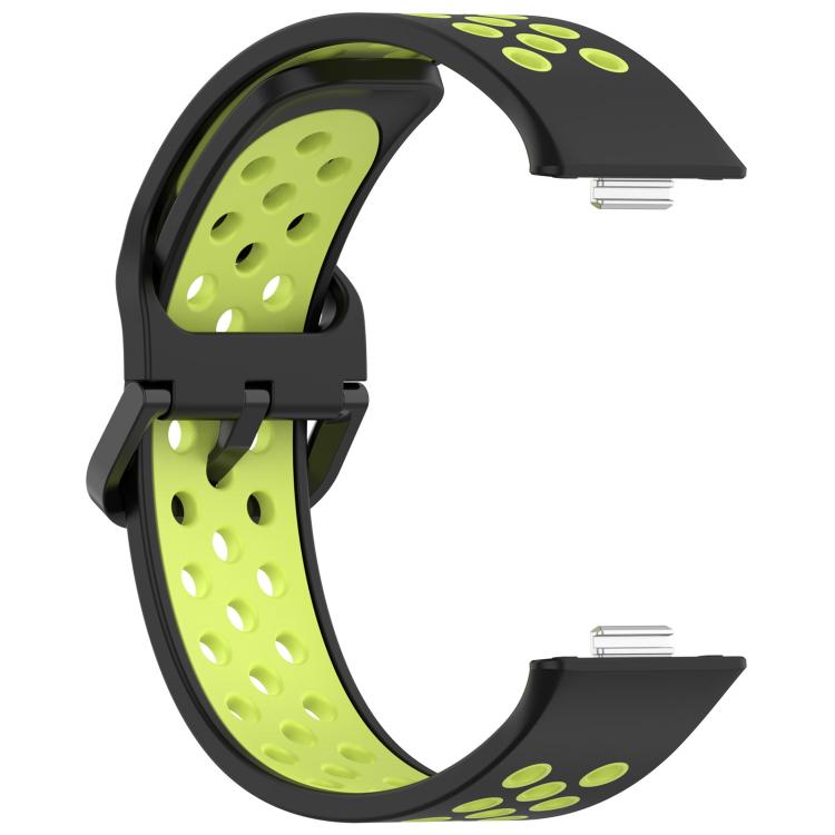 For Huawei Watch Fit3 Kalebol Two-tone Silicone Strap
