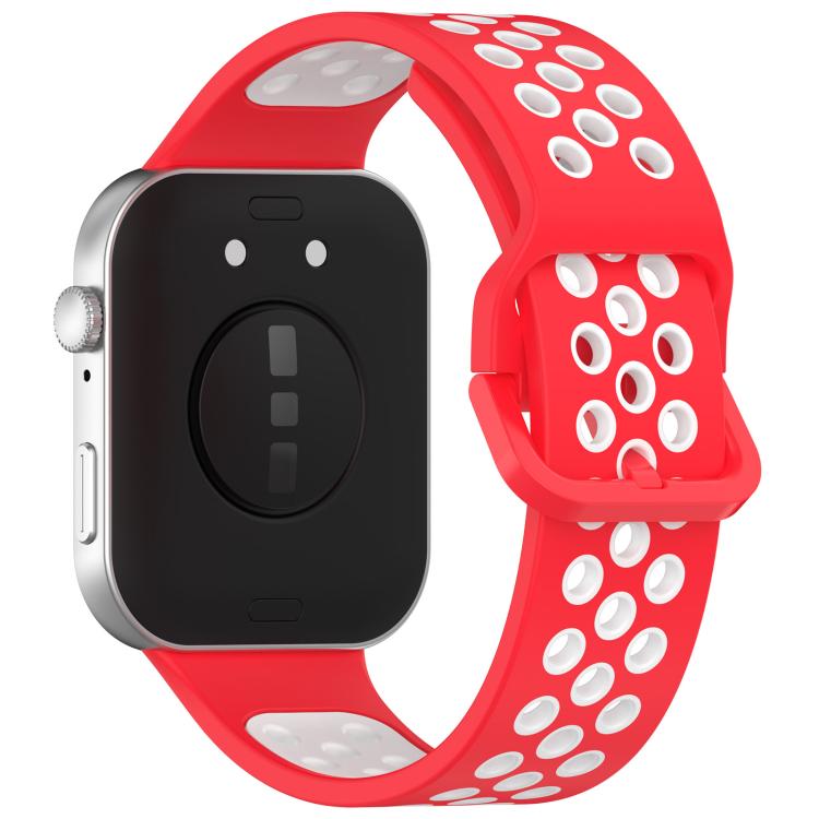 For Huawei Watch Fit3 Kalebol Two-tone Silicone Strap