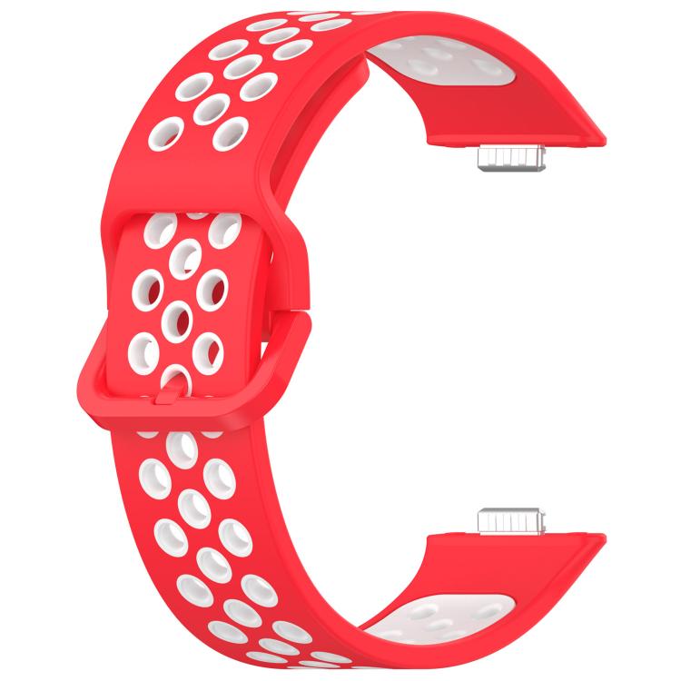For Huawei Watch Fit3 Kalebol Two-tone Silicone Strap