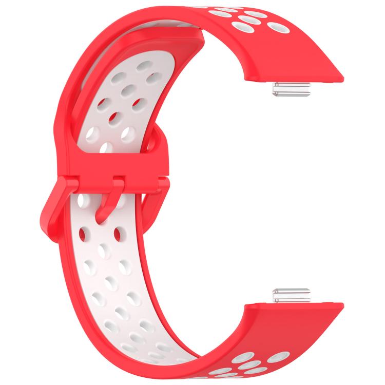 For Huawei Watch Fit3 Kalebol Two-tone Silicone Strap