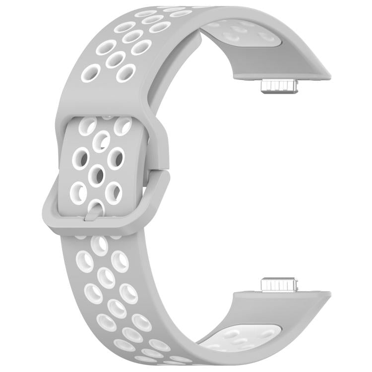 For Huawei Watch Fit3 Kalebol Two-tone Silicone Strap