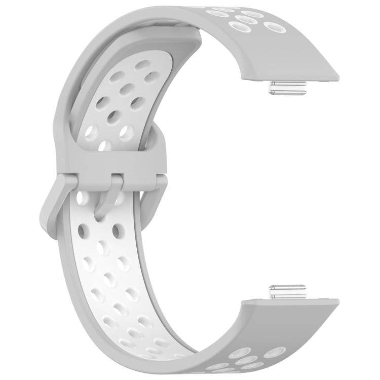 For Huawei Watch Fit3 Kalebol Two-tone Silicone Strap
