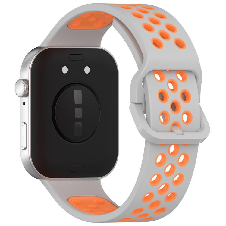 For Huawei Watch Fit3 Kalebol Two-tone Silicone Strap