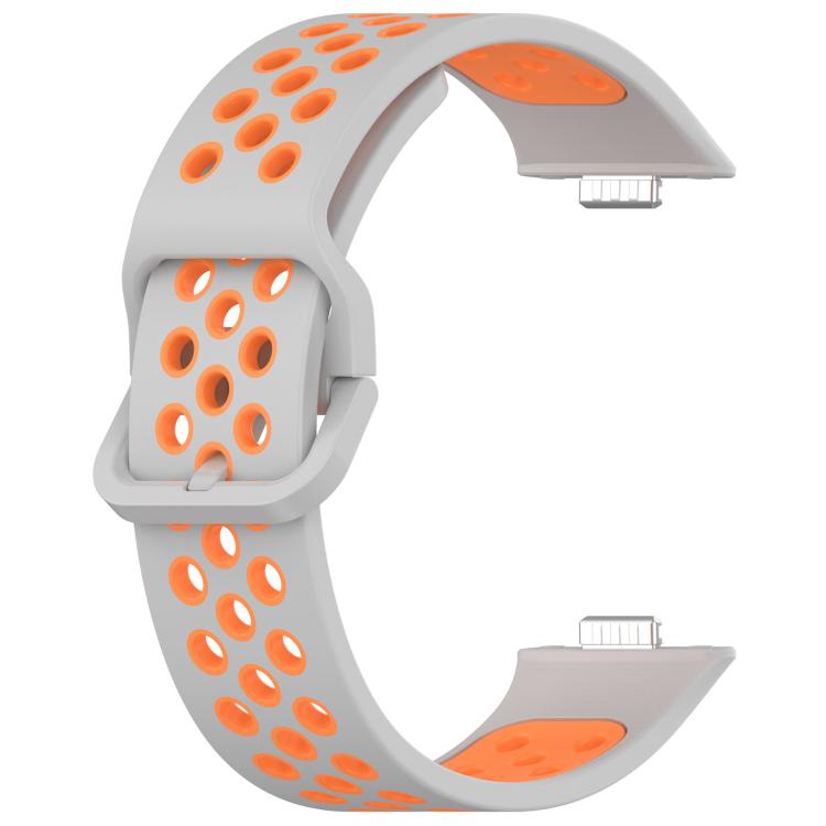 For Huawei Watch Fit3 Kalebol Two-tone Silicone Strap
