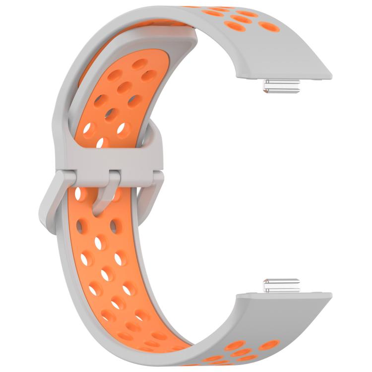 For Huawei Watch Fit3 Kalebol Two-tone Silicone Strap