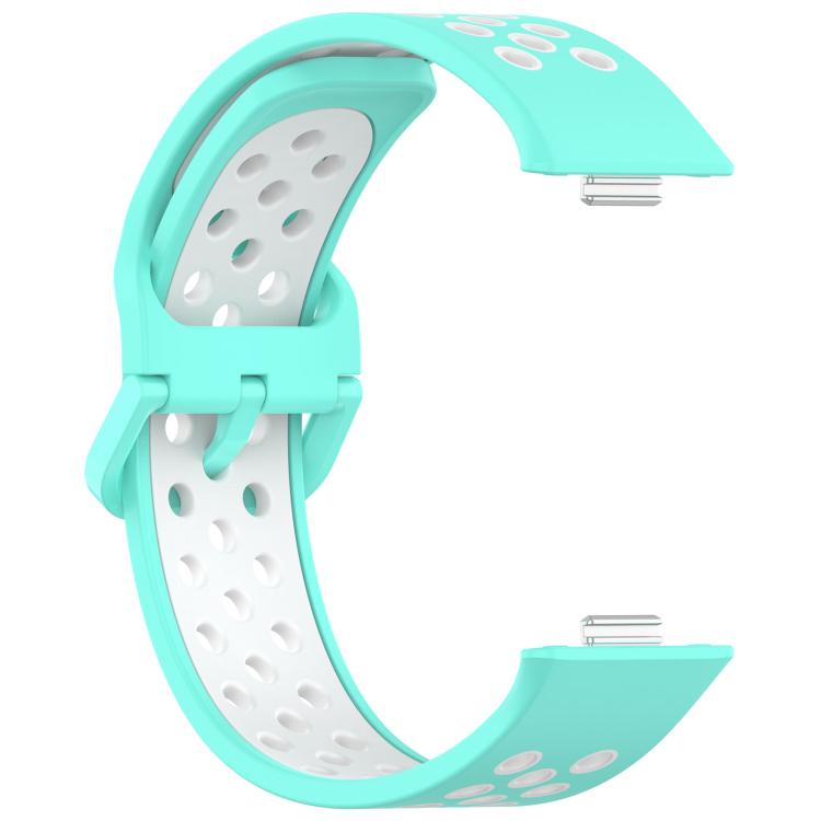 For Huawei Watch Fit3 Kalebol Two-tone Silicone Strap