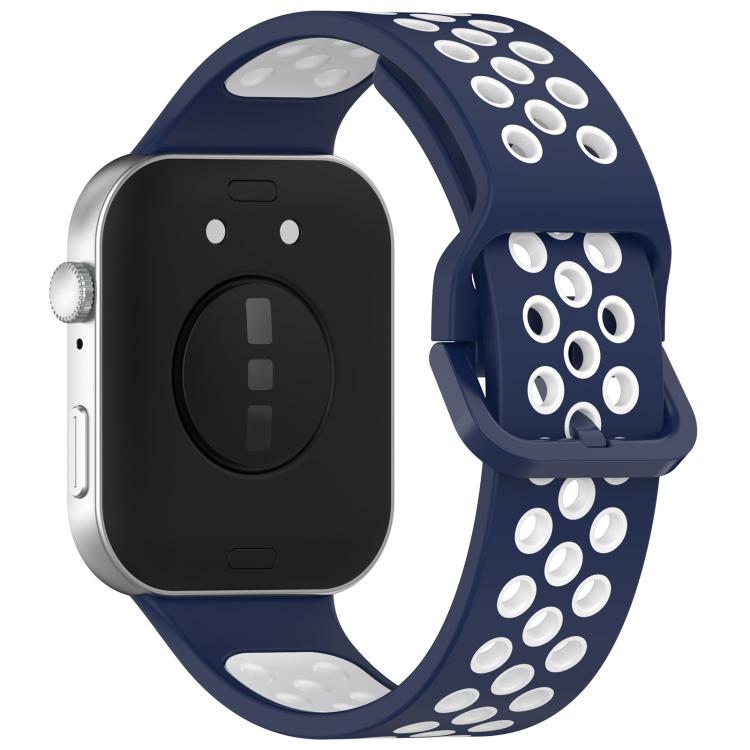 For Huawei Watch Fit3 Kalebol Two-tone Silicone Strap
