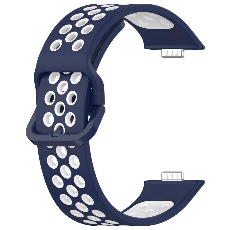 For Huawei Watch Fit3 Kalebol Two-tone Silicone Strap