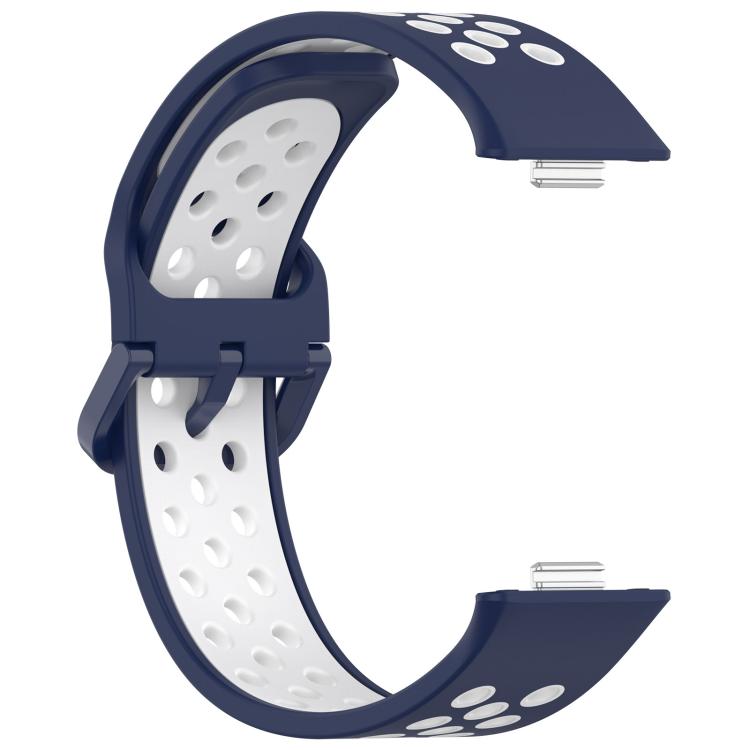 For Huawei Watch Fit3 Kalebol Two-tone Silicone Strap