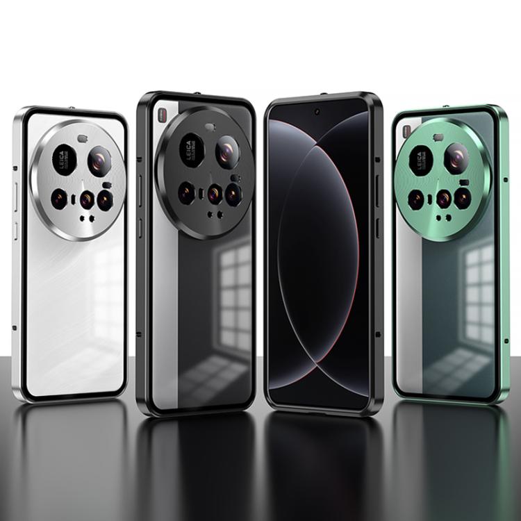 For Xiaomi 15 Ultra Snap Buckle Single-sided Metal Frame Frosted Phone Case