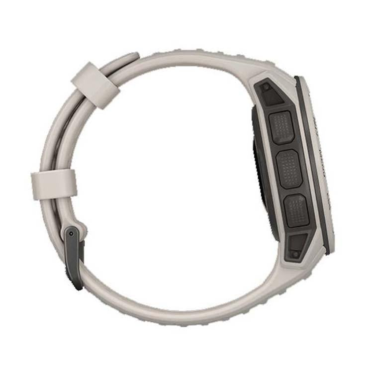 For Garmin Instinct 22mm Kalebol Steel Buckle Silicone Watch Band