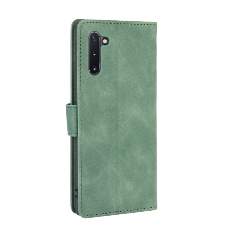 For Samsung Galaxy Note10 Solid Color Skin Feel Magnetic Buckle Horizontal Flip Calf Texture PU Leather Case with Holder & Card Slots & Wallet