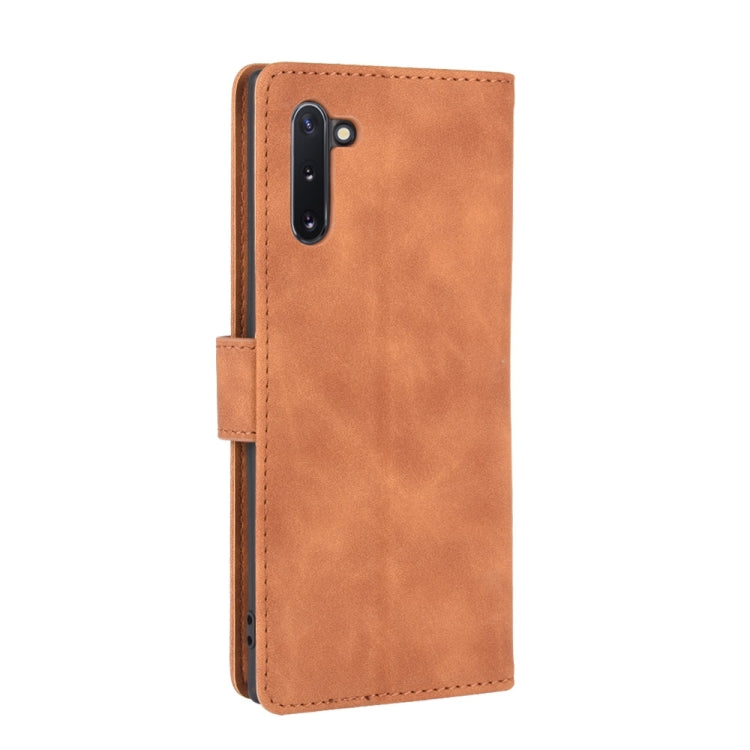 For Samsung Galaxy Note10 Solid Color Skin Feel Magnetic Buckle Horizontal Flip Calf Texture PU Leather Case with Holder & Card Slots & Wallet