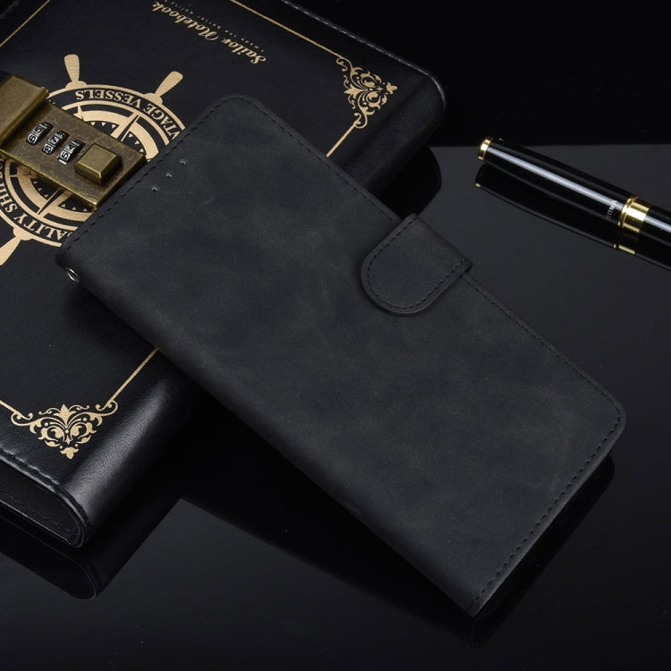 For Samsung Galaxy Note10 Plus Solid Color Skin Feel Magnetic Buckle Horizontal Flip Calf Texture PU Leather Case with Holder & Card Slots & Wallet