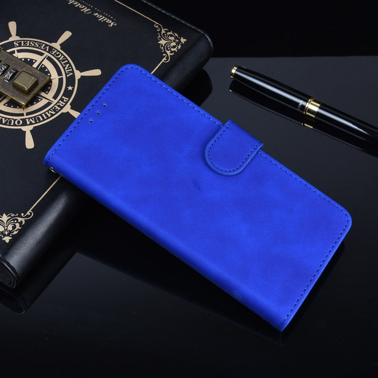 For Samsung Galaxy Note10 Plus Solid Color Skin Feel Magnetic Buckle Horizontal Flip Calf Texture PU Leather Case with Holder & Card Slots & Wallet
