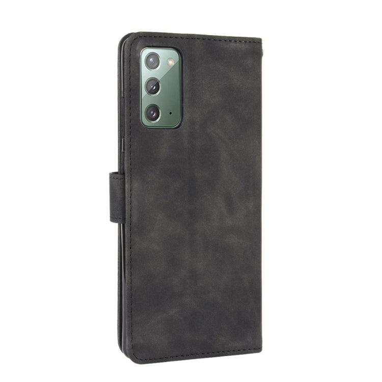 For Samsung Galaxy Note20 Solid Color Skin Feel Magnetic Buckle Horizontal Flip Calf Texture PU Leather Case with Holder & Card Slots & Wallet