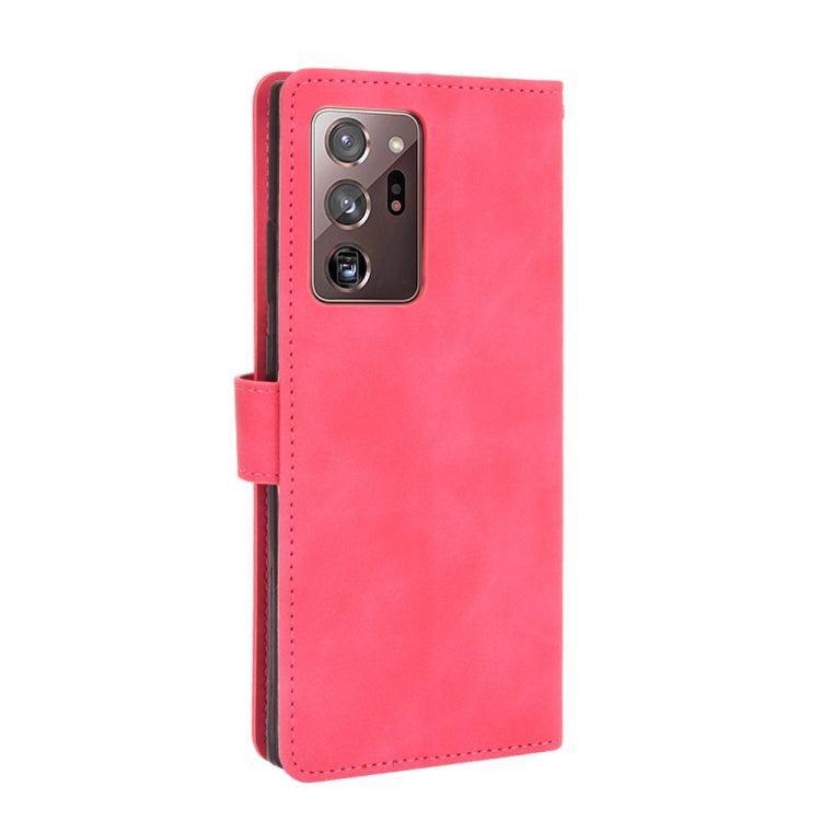 For Samsung Galaxy Note20 Ultra Solid Color Skin Feel Magnetic Buckle Horizontal Flip Calf Texture PU Leather Case with Holder & Card Slots & Wallet