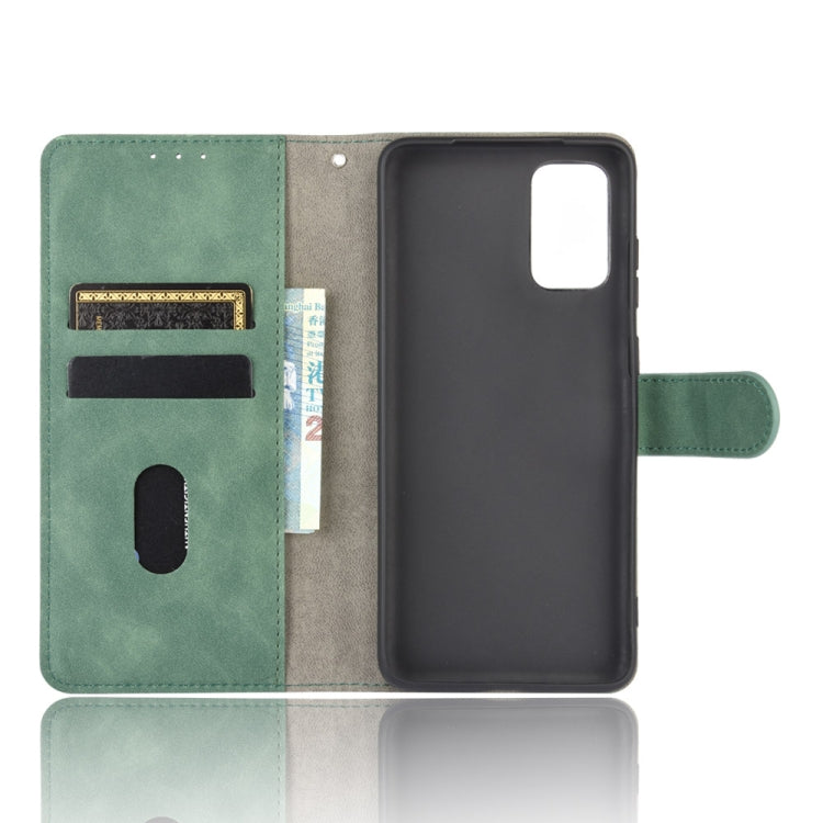For Samsung Galaxy S20 Plus Solid Color Skin Feel Magnetic Buckle Horizontal Flip Calf Texture PU Leather Case with Holder & Card Slots & Wallet
