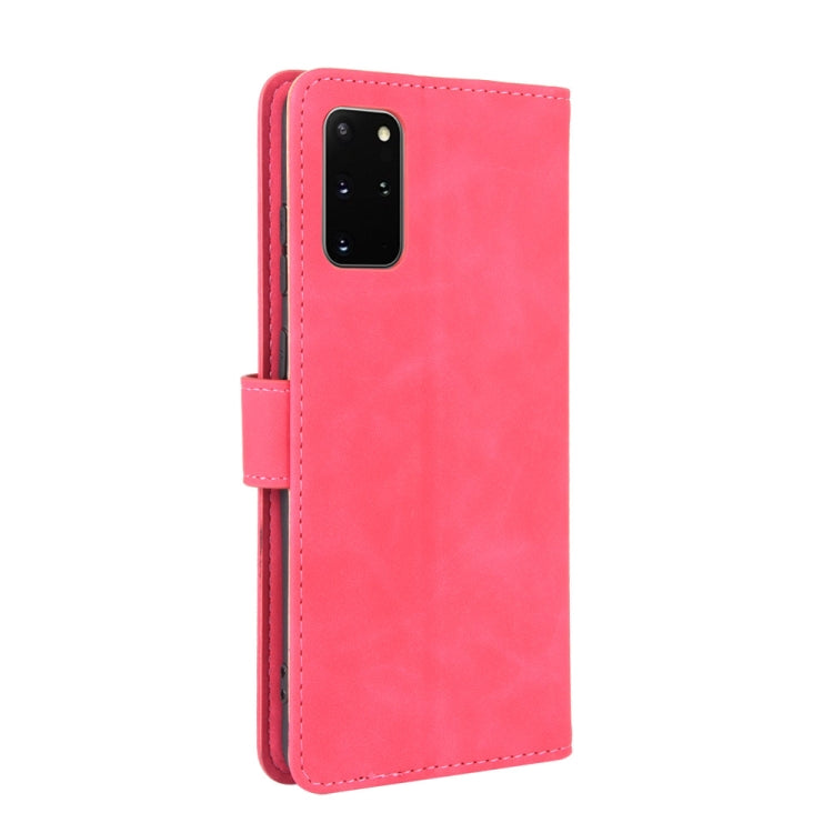 For Samsung Galaxy S20 Plus Solid Color Skin Feel Magnetic Buckle Horizontal Flip Calf Texture PU Leather Case with Holder & Card Slots & Wallet