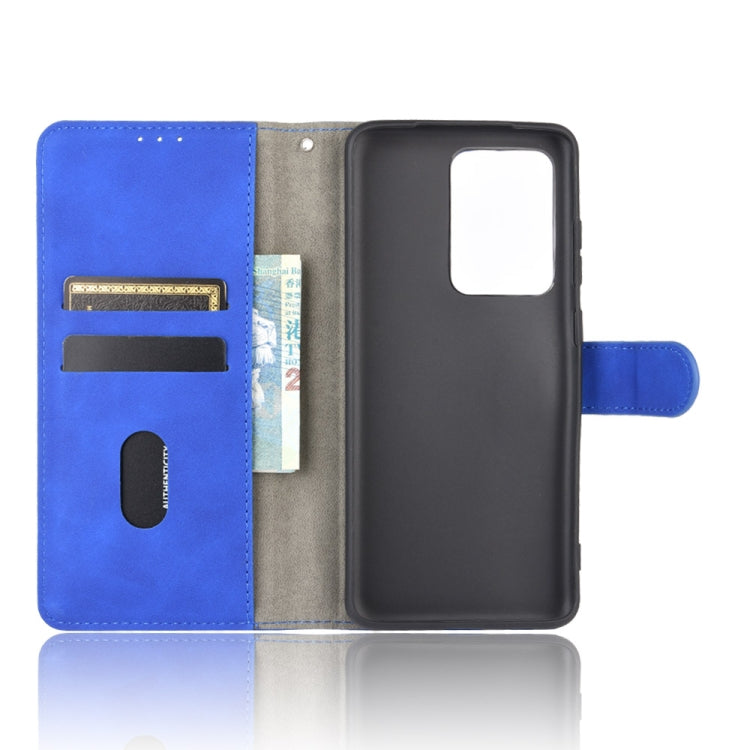 For Samsung Galaxy S20 Ultra Solid Color Skin Feel Magnetic Buckle Horizontal Flip Calf Texture PU Leather Case with Holder & Card Slots & Wallet