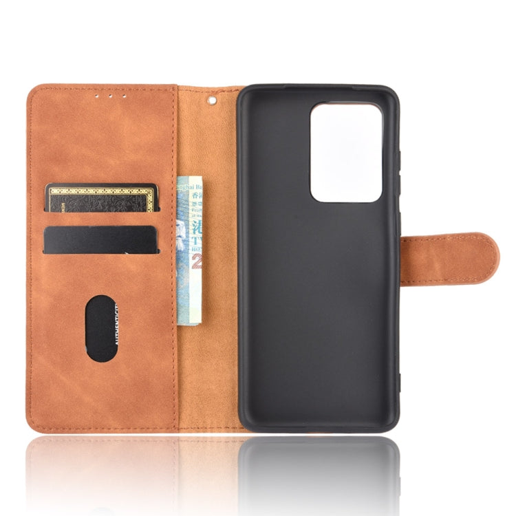 For Samsung Galaxy S20 Ultra Solid Color Skin Feel Magnetic Buckle Horizontal Flip Calf Texture PU Leather Case with Holder & Card Slots & Wallet