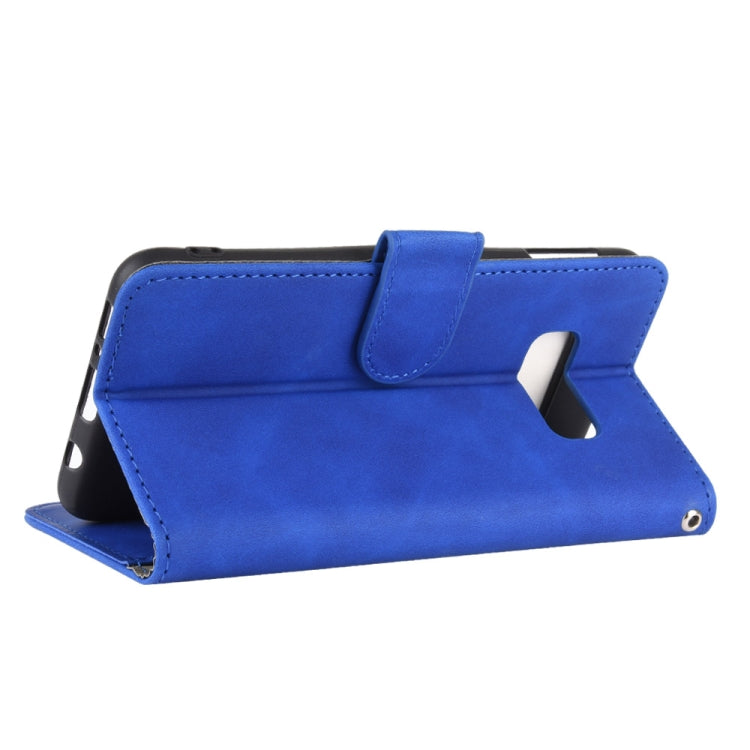 For Samsung Galaxy S10e Solid Color Skin Feel Magnetic Buckle Horizontal Flip Calf Texture PU Leather Case with Holder & Card Slots & Wallet