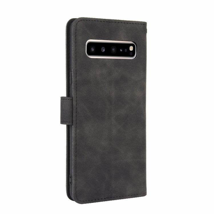 For Samsung Galaxy S10 5G Solid Color Skin Feel Magnetic Buckle Horizontal Flip Calf Texture PU Leather Case with Holder & Card Slots & Wallet
