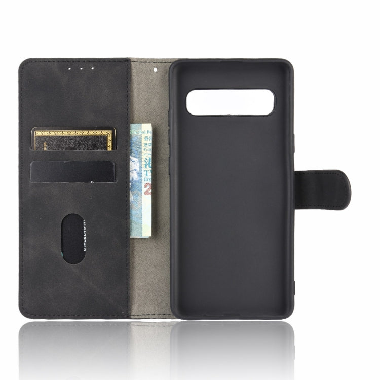 For Samsung Galaxy S10 5G Solid Color Skin Feel Magnetic Buckle Horizontal Flip Calf Texture PU Leather Case with Holder & Card Slots & Wallet