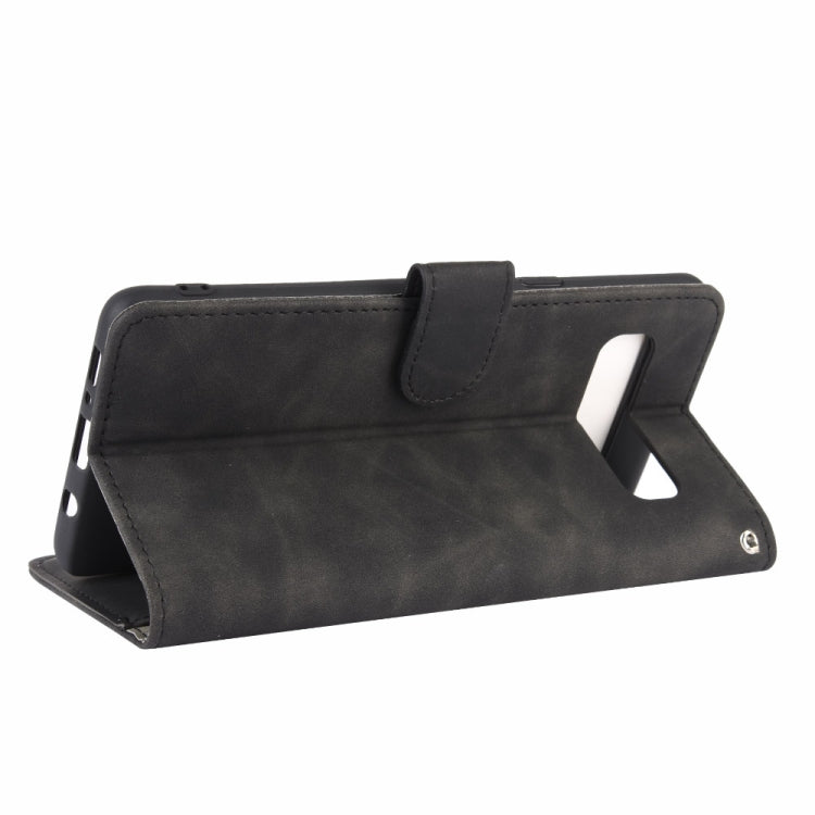 For Samsung Galaxy S10 5G Solid Color Skin Feel Magnetic Buckle Horizontal Flip Calf Texture PU Leather Case with Holder & Card Slots & Wallet