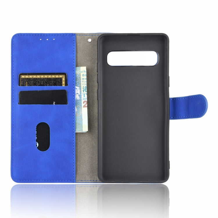 For Samsung Galaxy S10 5G Solid Color Skin Feel Magnetic Buckle Horizontal Flip Calf Texture PU Leather Case with Holder & Card Slots & Wallet