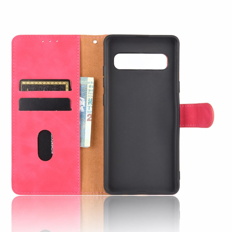 For Samsung Galaxy S10 5G Solid Color Skin Feel Magnetic Buckle Horizontal Flip Calf Texture PU Leather Case with Holder & Card Slots & Wallet