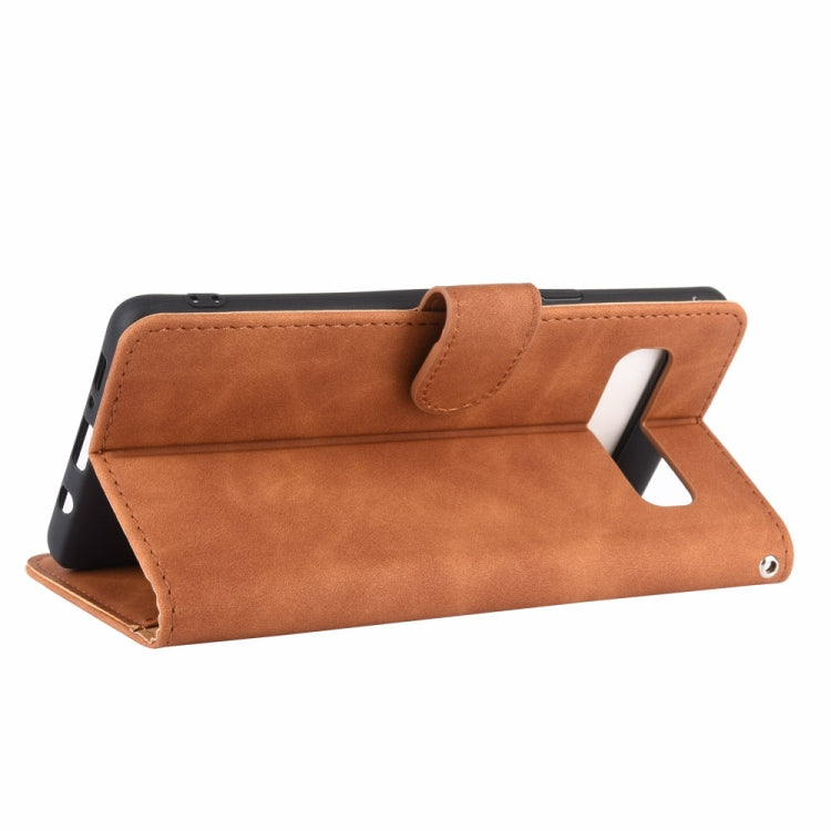 For Samsung Galaxy S10 5G Solid Color Skin Feel Magnetic Buckle Horizontal Flip Calf Texture PU Leather Case with Holder & Card Slots & Wallet