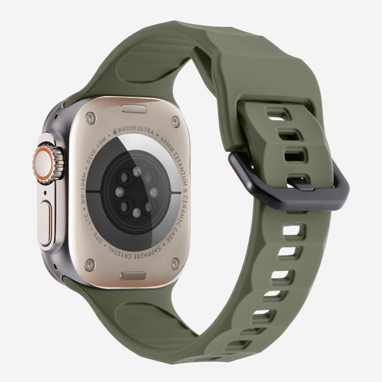 For Apple Watch 42mm / 41mm / 40mm / 38mm Kalebol Ripple Sports Silicone Strap